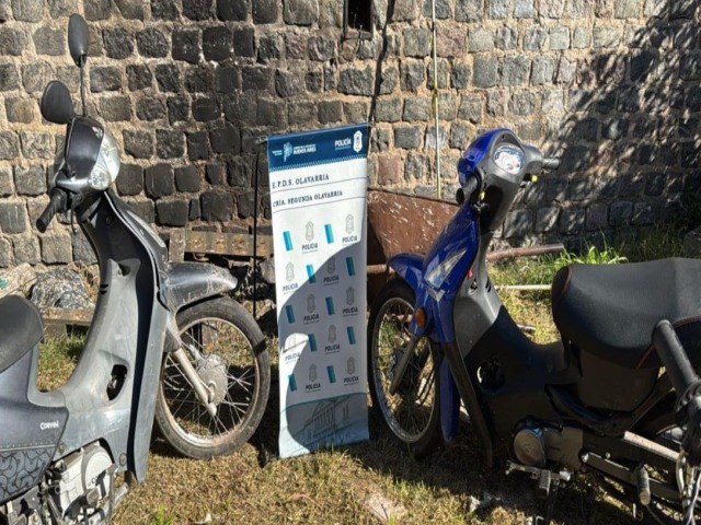 Dos menores involucrados en hurtos de motocicletas